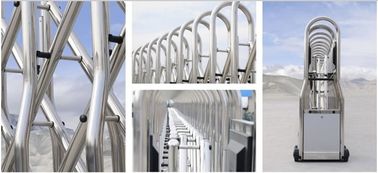 Stainless Steel Electric Chowany Gate, SS304 Automatyczna brama Folding