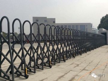 Aluminiowa elektryczny zwijany Brama Bezpieczeństwo Dla Fabryki drzwi frontowych