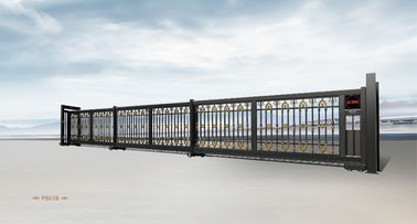 Powder Coating teleskopowe przesuwne Bramy, konsolowe bram przesuwnych