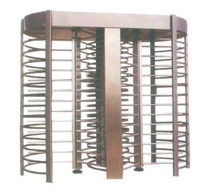 304 Stainless Steel 2 Lane pełnej wysokości Turnstiles pojedyncze lub podwójne Way Opcjonalnie 2300mm Wysokość