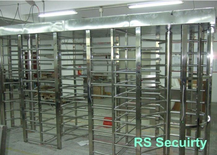 Karta czy biometryczny RFID pełnej wysokości Turnstiles elektryczne Bariera Z 0.6S Czas odpowiedzi